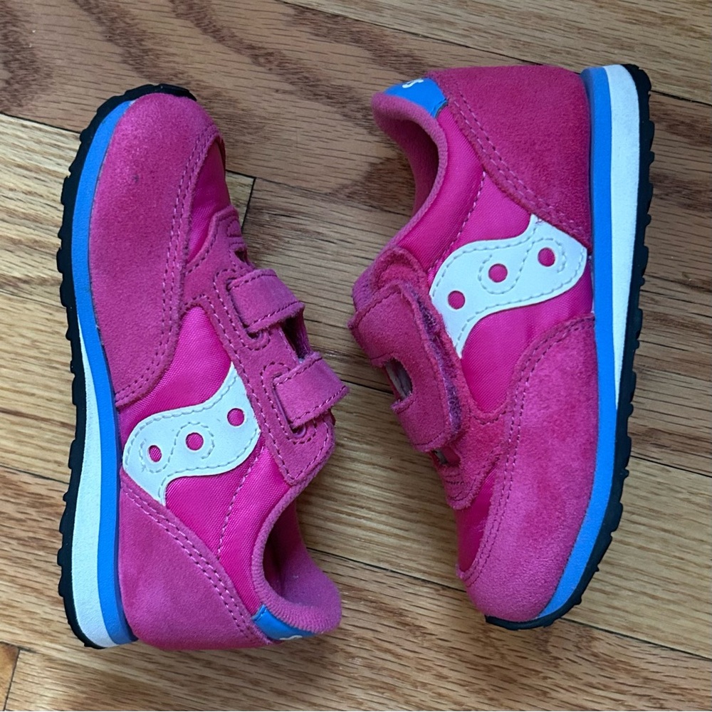 Saucony Originals Jazz Girls Sneaker Toddler Little Kid Velcro Shoes